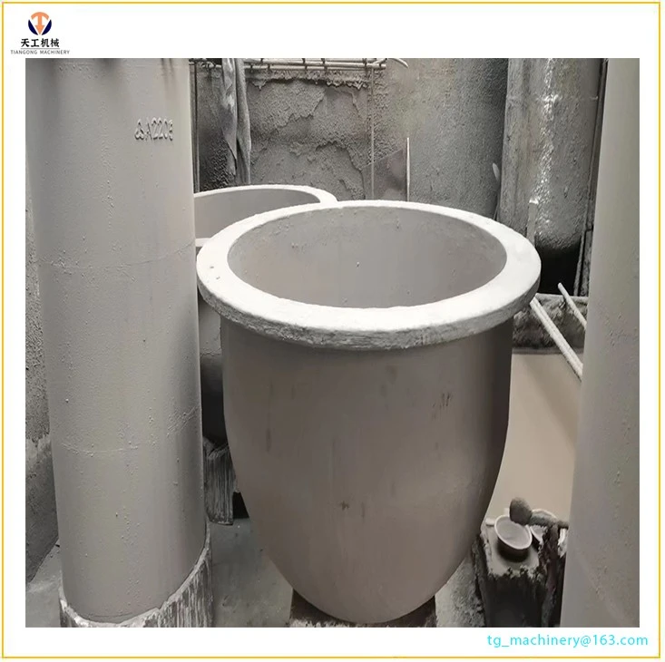 Casting ZGCr24Ni7N Aluminum Melting Crucible factory